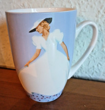 1 PERSIL Kaffeebecher Werbung Reklame Kaffeetasse Sammeltasse  Dame weißes Kleid