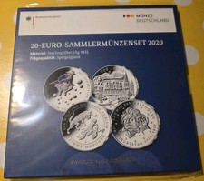 4 x 20 Euro Silber