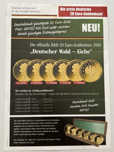 Werbeflyer vertriebstelle gold - vertriebstelle,