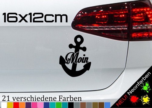 Anker moin aufkleber sticker - moin,
