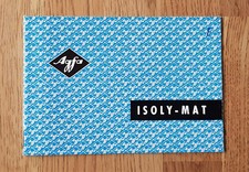 +++  Gebrauchanleitung für AGFA ISOLY - MAT - englisch  +++