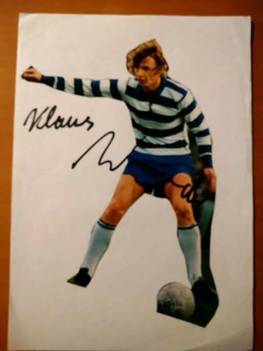 Klaus wunder orig - wunder,, orig.-autogr
