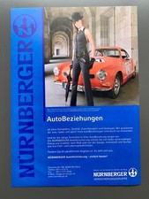 Nürnberger Versicherung VW Karmann Ghia Oldtimer 2006 Vintage Ad Werbung Reklame