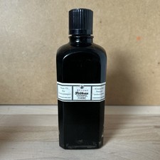 Alte Pelikan Stempelfarbe  ohne Öl Günther Wagner braun 1/4 Liter 30/40er -Tinte