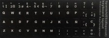 Spanische Tastaturaufkleber (Nr.1) . Versand heute