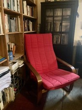 Ikea POÄNG Sessel, Rot