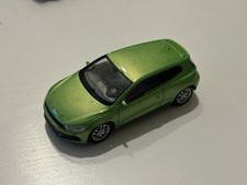 VW Scirocco neongrün / neongreen Welly Modell Auto