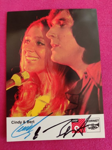 Cindy bert autogrammkarte - cindy,