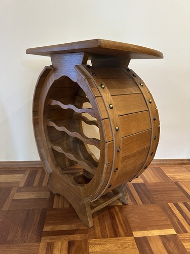 Vintage weinregal holz fass - weinregal,