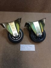 ?Y24? 2 x Lastrollen Rollen  Vollgummi Räder Werkstatt 80/25-50 