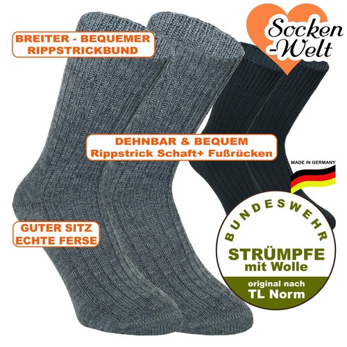Bundeswehr wollsocken - bundeswehr,