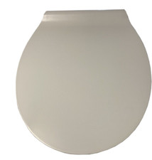 Duroplast Slim Grauer Toilettensitz mit automatischem Verschluss und Abnehmbar