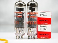 2x ECL86 EI 6GW8 National