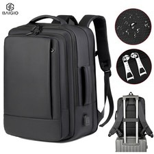 BAIGIO Rucksack Herren Wasserdicht Freizeit Reise Arbeit Laptop Schulrucksack