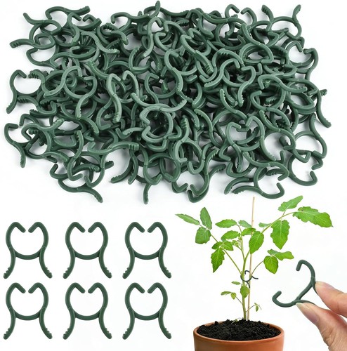 100 pflanzenclips grün - pflanzenclips,
