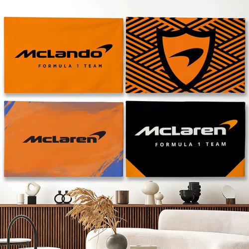 Racing mclaren flaggen - f1,