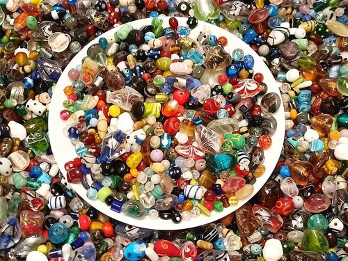 500g glasperlen gemischte - 500g,
