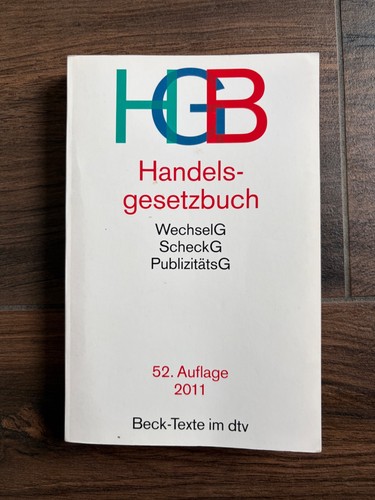 Hgb handelsgesetzbuch 52 - handelsgesetzbuch,
