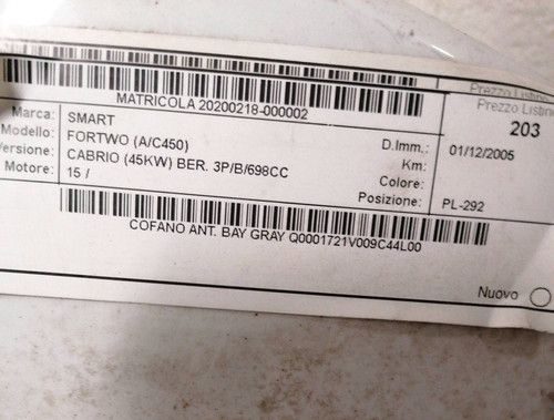 A4517510102ca7l fronthaube - a4517510102ca7l,
