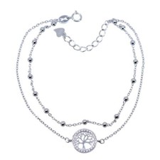 925 Silber Lebensbaum Kugel