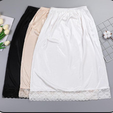 Damen Satin Faux Seide