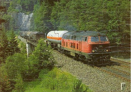 Eisenbahn kinder puzzle - eisenbahn, ·