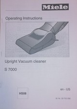 Miele S7000 Standstaubsauger Bedienungsanleitung.
