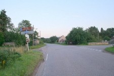 Foto 6x4 Telefonzelle in Rafford Morayshire auf der B9010. Dallas Dhu disti c2006