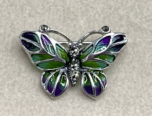 Brosche schmetterling mit - brosche,