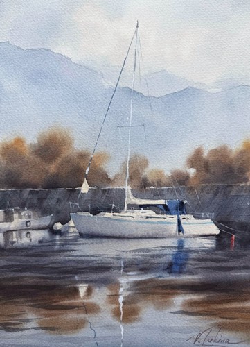 Original aquarell gemälde - aquarell,