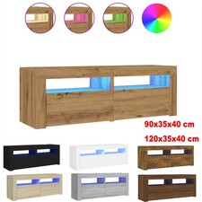TV Schrank mit LED-Leuchten