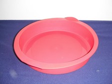 Tupperware Silikonform  Backform Glatte Runde 26 cm Durchmesser Neuwertig