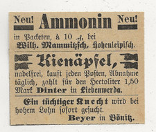 46/323 ANZEIGE AUS EINER