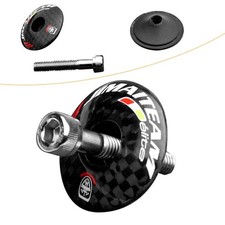 JIMAITEAM Lenker Vorbau Handset Abdeckkappe Radfahren Straßenradrennen Schwarz