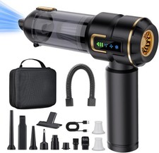 Autostaubsauger Kabellos 22000Pa HEPA-Filter Akku Mini USB-C Gebläse Tierhaare