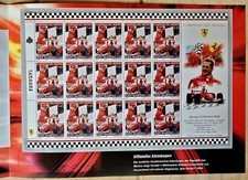 Formel 1 Briefmarken-Bogen mit