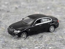 Modellbau von WELLY BMW 330i Schwarz Modellauto Metallmodell