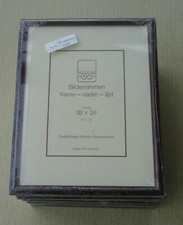 15Stck. Bilderrahmen Nussbaum 18x24 neu u. Original verpackt in Folie