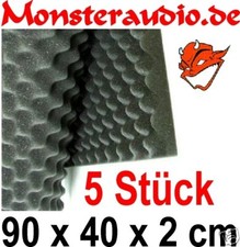 5x Noppen Schaum Schalldämmung Akustik Wand Subwoofer Auto PKW Sinuslive ANS
