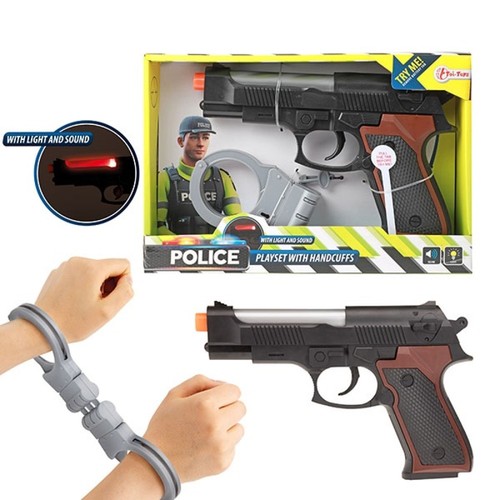 Polizei set handschellen - polizei-set,