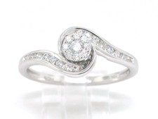 Brillant Ring Weißgold Gold