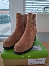 Damenstiefeletten, Waldläufer Gr. 4.5 beige, Weite H, nagelneu, Wechselfussbett