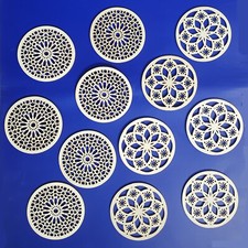 kleine Holzornamente - 9cm -