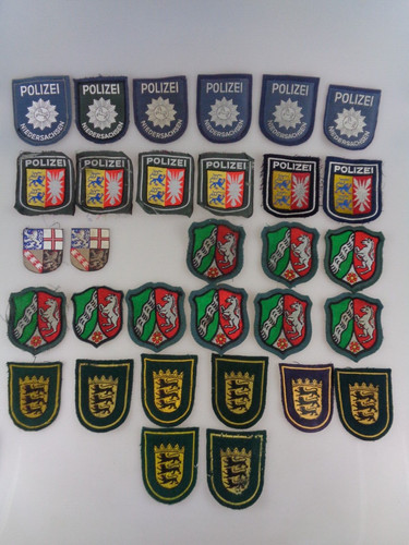 Abzeichen aufnäher polizei - abzeichen,