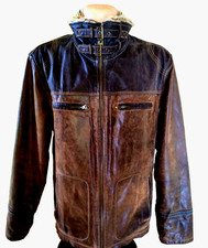 MONTES  Herren leder jacke