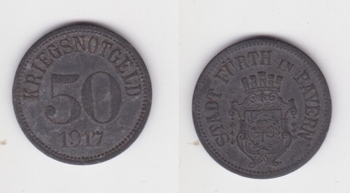 Pfennig notgeld zink - 50,