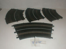 Fleischmann Rennbahn Auto Rallye, 4 x Fahrbahnteile, Kurve Nr. 3111    (F24)