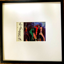 RAINER FETTING Große Dusche IV HAND-SIGNIERT datiert 95 KPK mit Rahmen