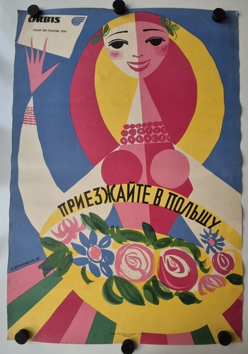 Plakat polen orbis - orbis, srokowski