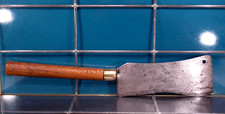 Metzger Beil ANTIK Hack groß Rinder Spalter gemarkt L 56,5/Klinge 26,5 cm old